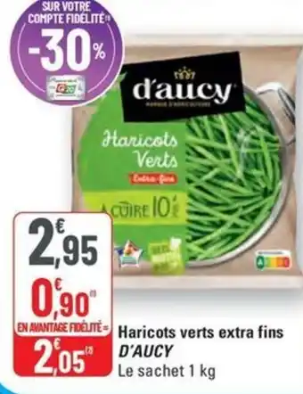 G20 D'AUCY Haricots verts extra fins offre