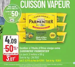 G20 SARDINERIE PARMENTIER Sardine à l'Huile d'Olive vierge extra offre