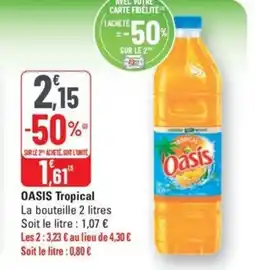 G20 OASIS Tropical offre