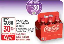 G20 COCA-COLA goût Original offre