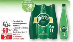 G20 PERRIER Eau minérale naturelle gazeuse offre