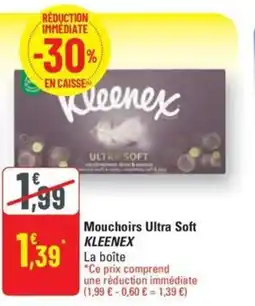 G20 KLEENEX Mouchoirs Ultra Soft offre