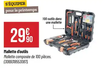 Bricorama Mallette d'outils offre