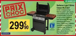 Tridôme CAMPINGAZ Barbecue à gaz 3 Séries Classic WLD 2en1 offre