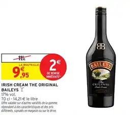 Intermarché Irish cream the original baileys offre