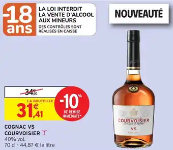 Intermarché Cognac vs courvoisier offre