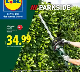 Lidl Taille-haies sans fil offre