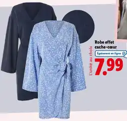 Lidl Robe effet cache-cœur offre