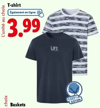 Lidl T-shirt offre