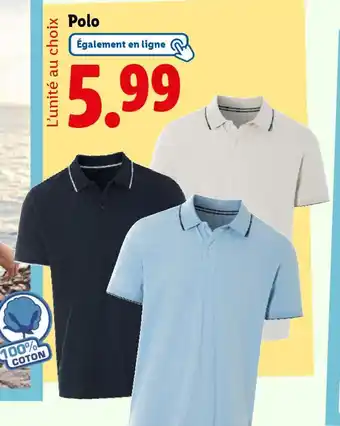 Lidl Polo offre