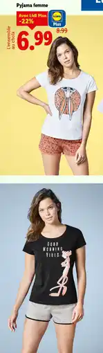 Lidl Pyjama femme offre
