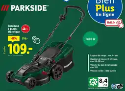 Lidl PARKSIDE Tondeuse à gazon électrique offre