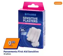 Action Pansements First Aid Sensitive offre