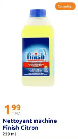 Action Nettoyant machine Finish Citron offre