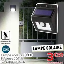 Gifi Lampe solaire 8 LED offre