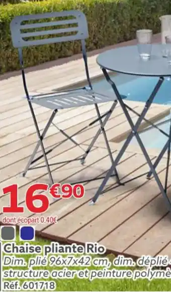 Gifi Chaise pliante Rio offre