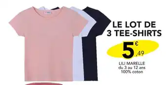 Stokomani Lili Marelle Le lot de 3 tee-shirts offre