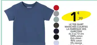 Stokomani La Fabrique des Garçons Le tee-shirt manches courtes offre