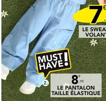 Stokomani Le pantalon taille élastique offre