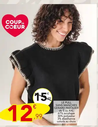 Stokomani GERARD PASQUIER Le pull sans manches offre