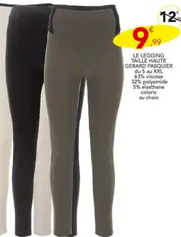 Stokomani GERARD PASQUIER Le legging taille haute offre