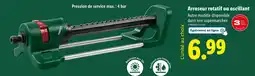 Lidl PARKSIDE Arroseur rotatif ou oscillant offre