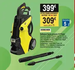 Tridôme Nettoyeur haute pression K7 Power offre