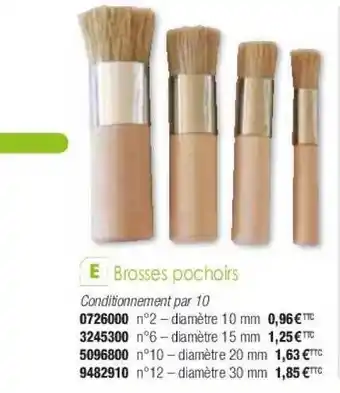 Brosses Pochoirs