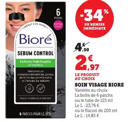 Bi1 Soin visage biore offre