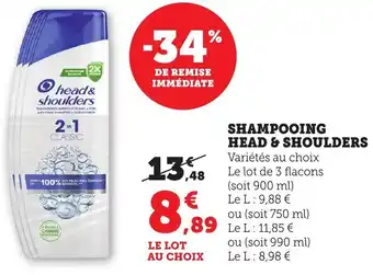 Bi1 Shampooing head & shoulders offre