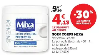 Bi1 Soin corps mixa offre