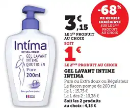 Bi1 Gel lavant intime intima offre