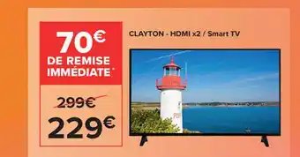 Clayton - Hdmi X2 - Smart Tv