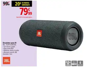 Carrefour Enceinte Sans Fil Jbl offre