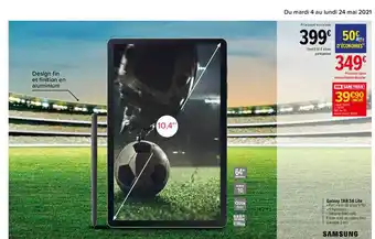 Carrefour Galaxy Tab S6 Lite Samsung offre