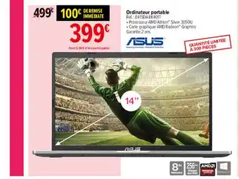 Carrefour Ordinateur Portable Asus offre