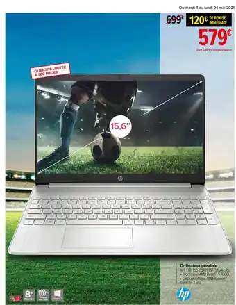 Carrefour Ordinateur Portable Hp offre
