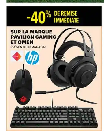 Carrefour Pavilion Gaming Et Omen Hp offre