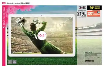 Carrefour Galaxy Tab A7 Samsung offre