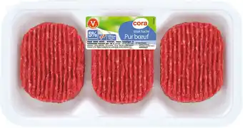 Match Cora steak haché offre