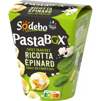 Sodebo pasta box