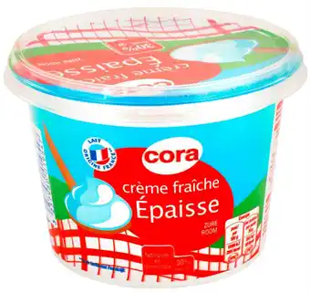 Match Cora crème fraîche offre