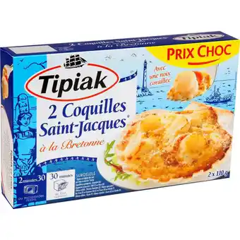 Match Tipiak coquilles st jacques à la bretonne offre