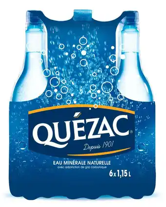 Match Quezac eau minérale naturelle offre