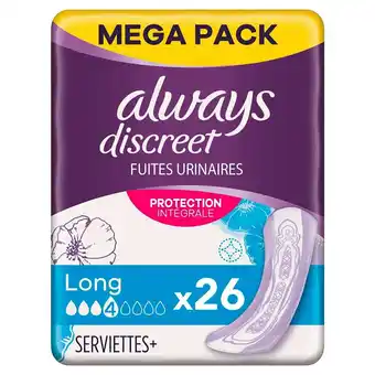 Always discreet serviettes incontinence