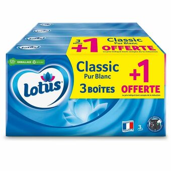 Match Lotus mouchoirs offre