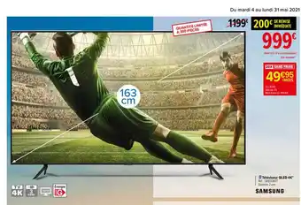 Carrefour Téléviseur Qled 4k Samsung offre