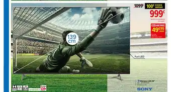 Carrefour Téléviseur Led 4k Sony offre