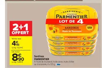 Carrefour Market Sardines Parmentier offre