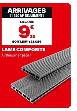 Brico Dépôt LAME COMPOSITE offre